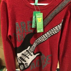 Benetton Guitar Sweater!